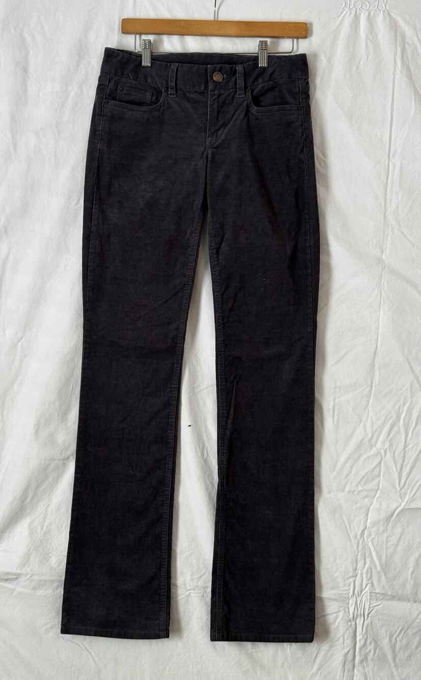 J. Crew Favorite Fit Stretch Corduroy Pants Size 27T Gray Casual Preppy
